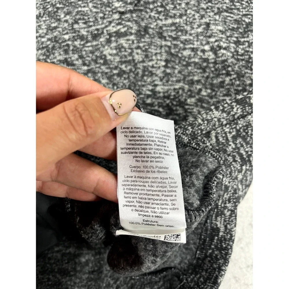 Columbia Darling Days Hoodie Womens Large Heather Gray Fleece Lined Outdoor - Picture 6 of 9